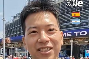 都是来支持梅西的!奥莱报采访决赛球场外中国阿根廷球迷